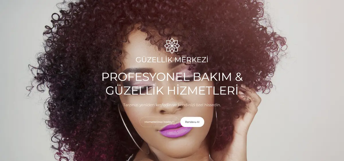 Güzellik Merkezi projesi ekran görüntüsü