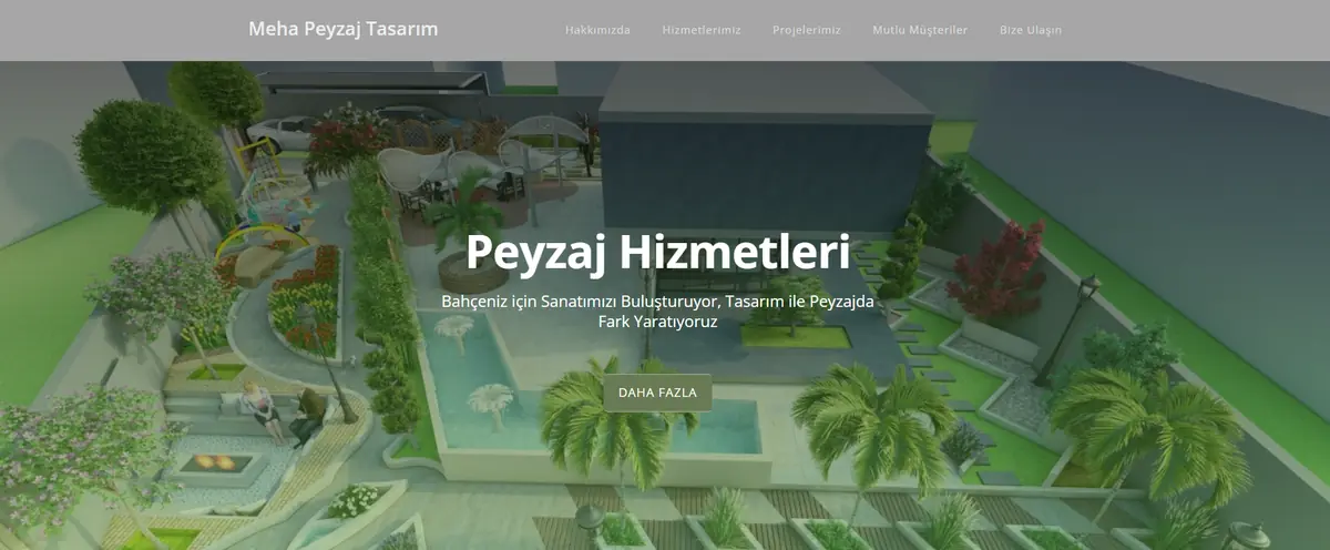 Peyzaj Mimarlık projesi ekran görüntüsü
